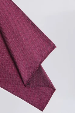 Berry Textured Pocket Square