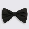 Black Bottinelli Silk Grosgrain Bow Tie