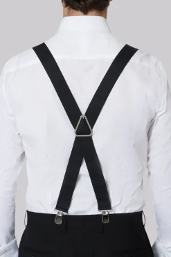 Black Clip-On Braces