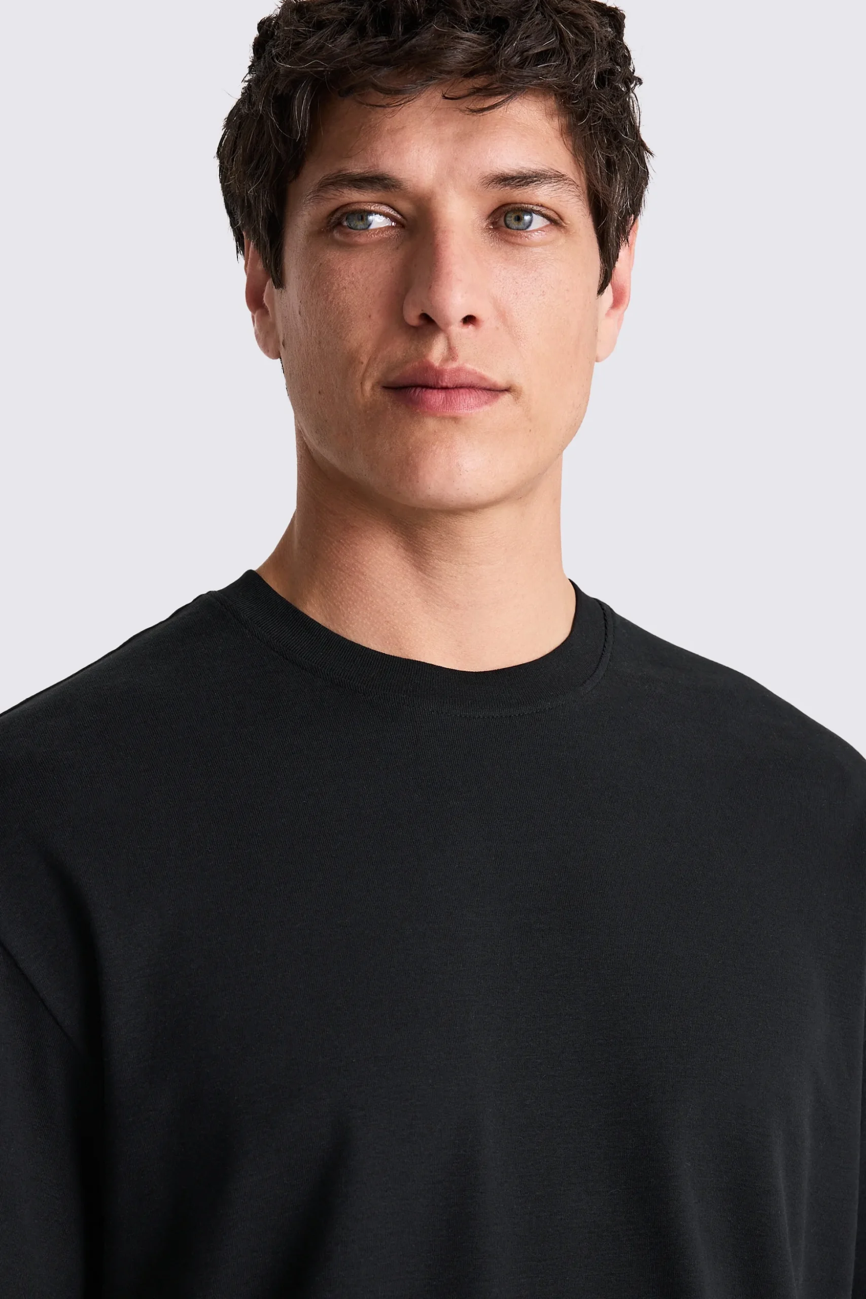 Black Heavyweight Crew-Neck T-Shirt
