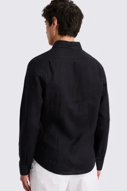 Black Linen Shirt