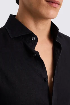 Black Linen Shirt