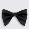 Black Oversized Bow Tie