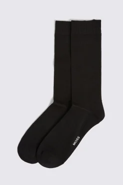 Black Silk Dress Socks