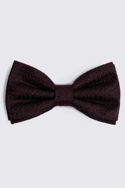Black Silk Grenadine Bow Tie