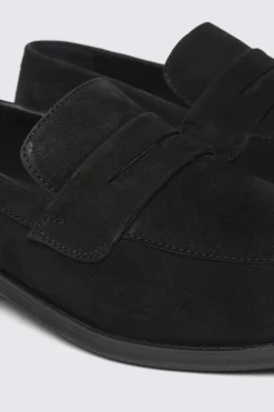Black Suede Loafers