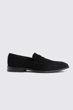 Black Suede Loafers