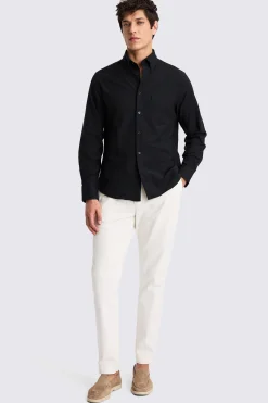 Black Washed Oxford Shirt