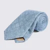 Bottinelli Blue Silk Polka Dot Tie