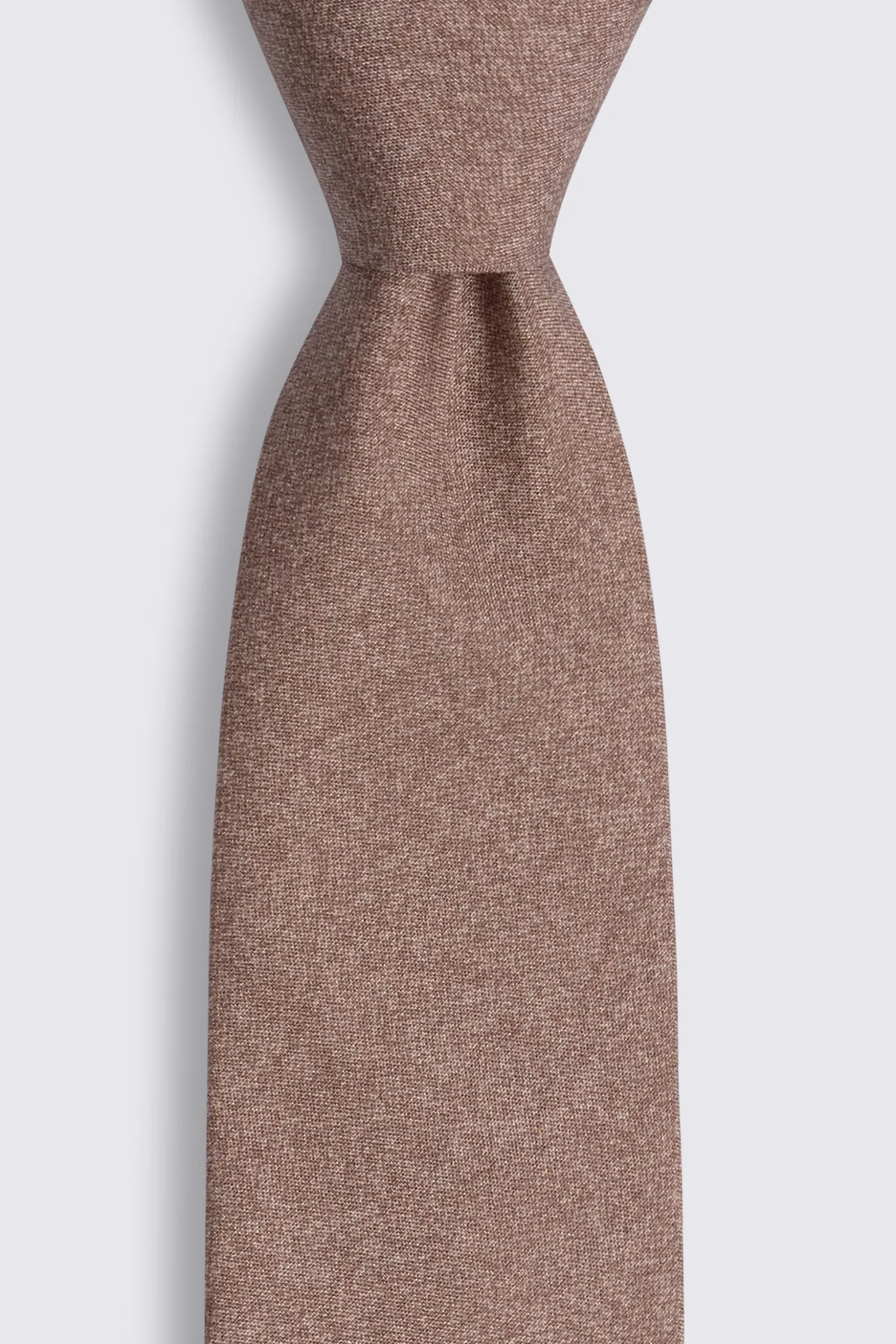 Bottinelli Dusty Rose Silk Semi-Plain Tie