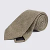 Bottinelli Light Sage Silk Semi-Plain Tie