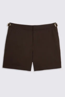 Brown Smart Swim Shorts