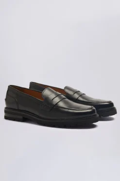 Camden Black Chunky Loafers