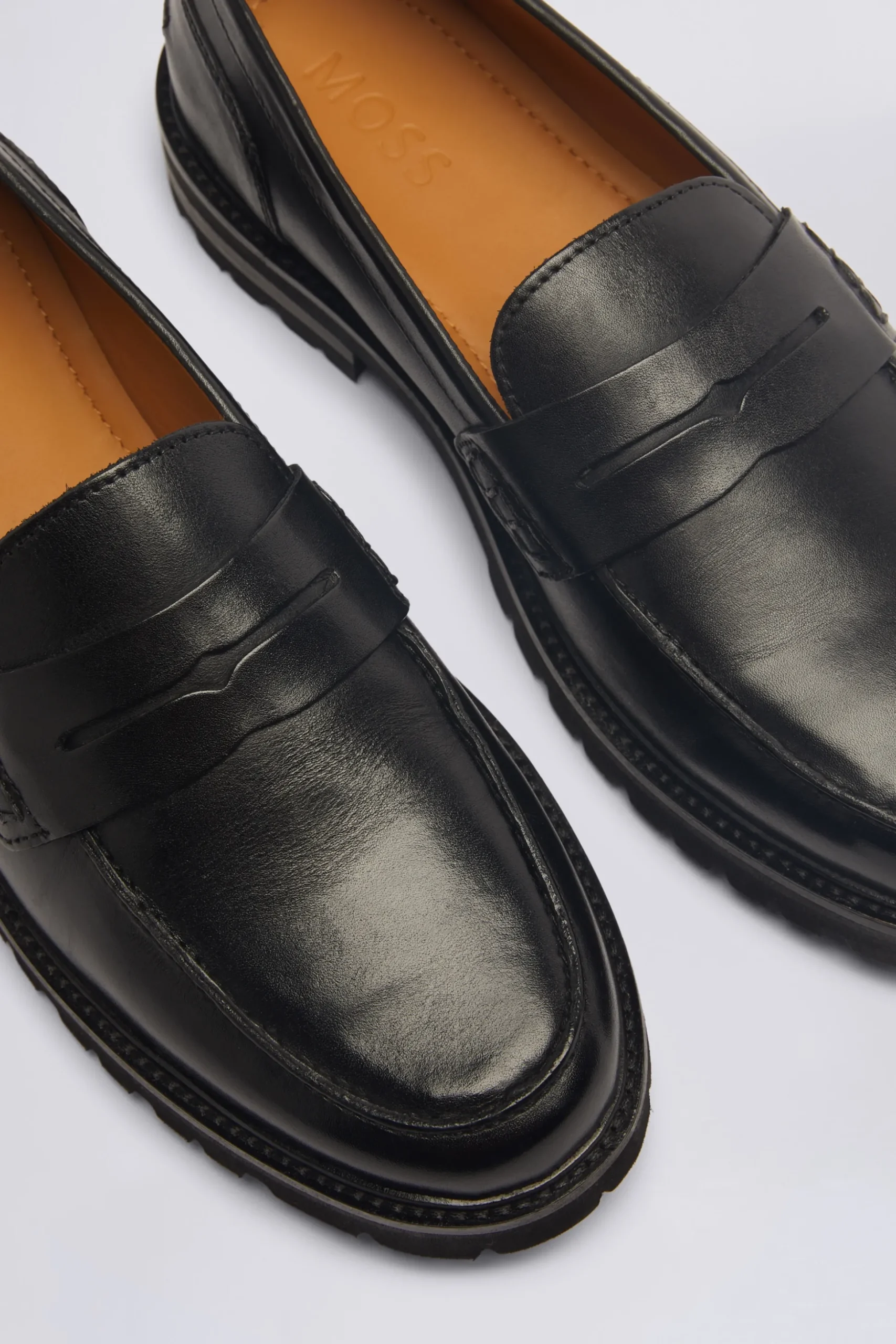 Camden Black Chunky Loafers