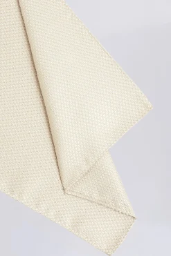 Champagne Textured Pocket Square