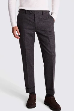 Charcoal Flannel Trousers
