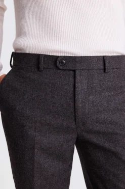 Charcoal Flannel Trousers