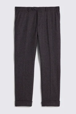 Charcoal Flannel Trousers
