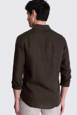 Chocolate Linen Shirt