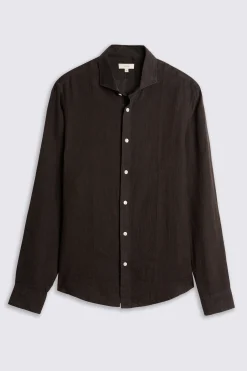Chocolate Linen Shirt