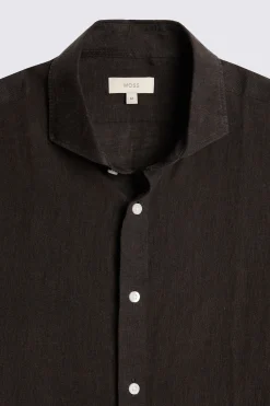 Chocolate Linen Shirt