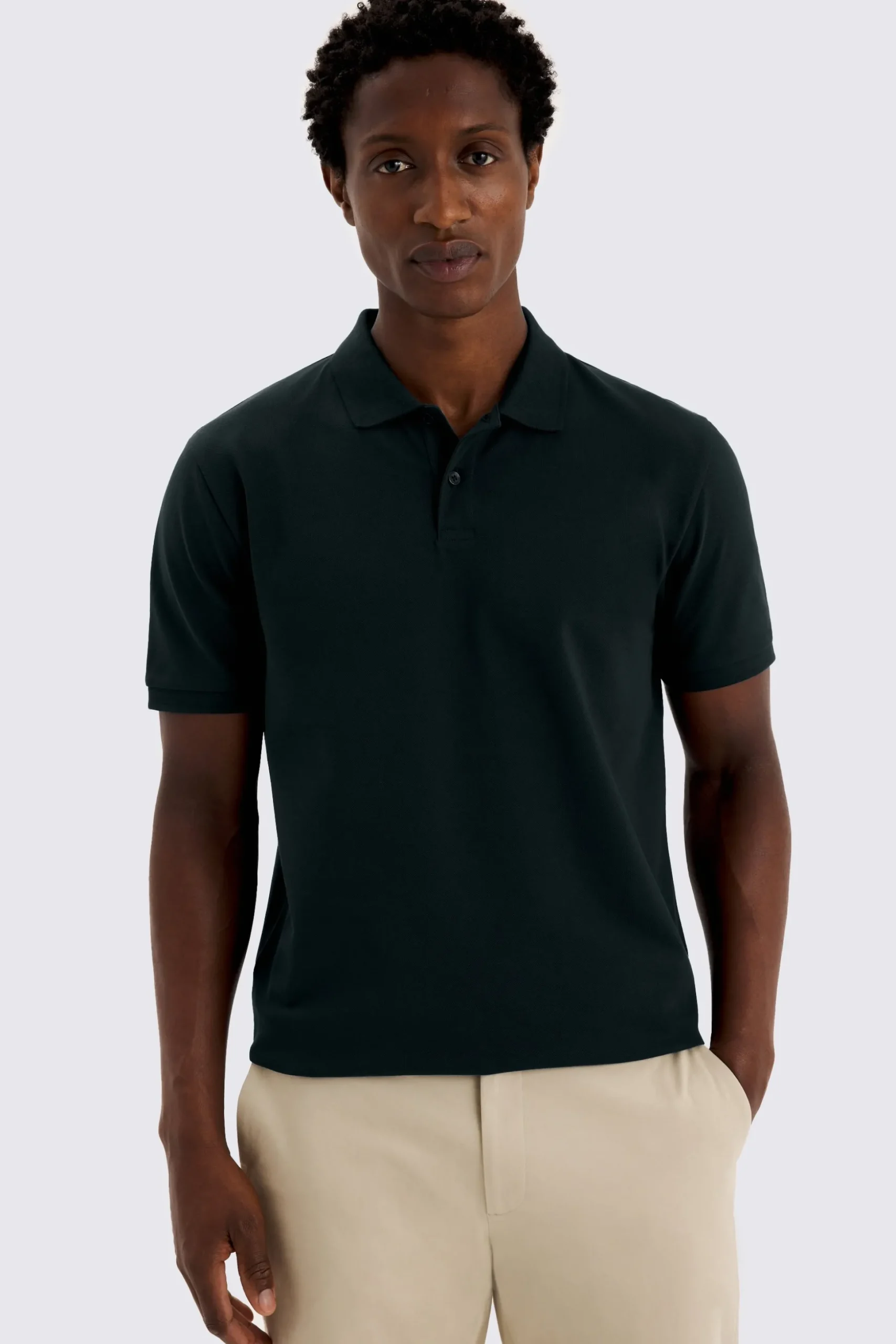 Dark Teal Piqué Polo Shirt