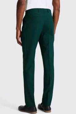 DKNY Slim Fit Dark Green Trousers