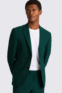 DKNY Slim Fit Dark Green Suit
