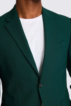 DKNY Slim Fit Dark Green Suit