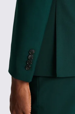 DKNY Slim Fit Dark Green Suit