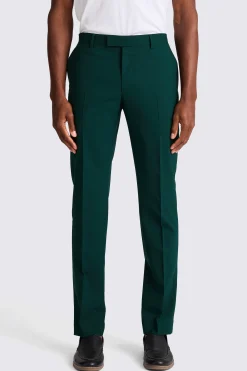 DKNY Slim Fit Dark Green Suit