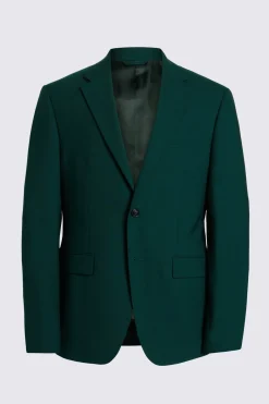 DKNY Slim Fit Dark Green Suit