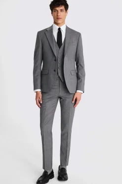 DKNY Slim Fit Grey Performance Suit
