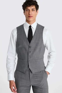 DKNY Slim Fit Grey Performance Suit
