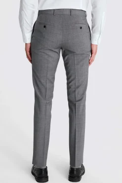 DKNY Slim Fit Grey Performance Trousers