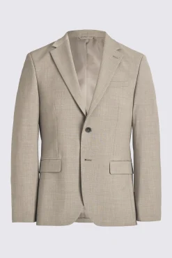 DKNY Slim Fit Taupe Performance Suit