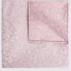 Dusty Pink Floral Swirl Silk Pocket Square