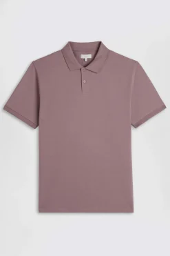 Dusty Pink Piqué Polo Shirt