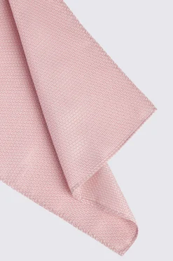 Dusty Pink Textured Pocket Square