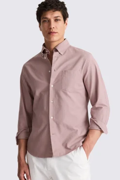 Dusty Pink Washed Oxford Shirt