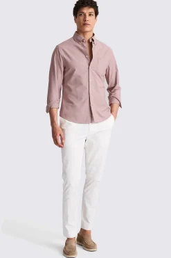 Dusty Pink Washed Oxford Shirt