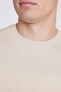 Ecru Crew Neck T-Shirt