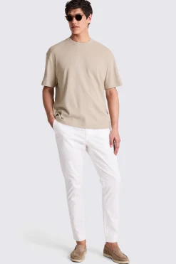 Ecru Heavyweight Crew-Neck T-Shirt