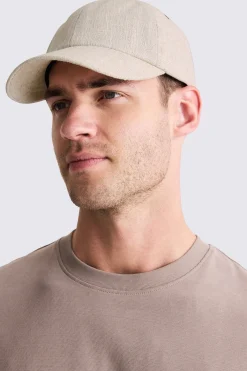 Ecru Linen Cap