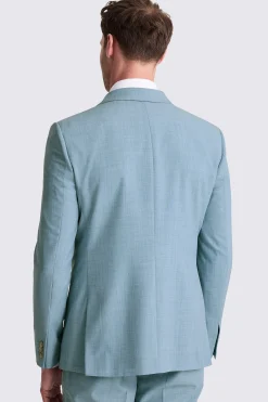 French Connection Slim Fit Teal Marl Suit