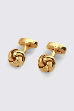 Gold Knot Cufflinks