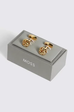 Gold Knot Cufflinks
