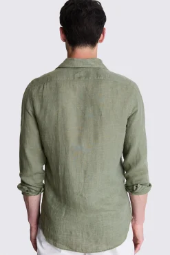 Green Linen Shirt