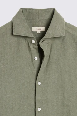 Green Linen Shirt