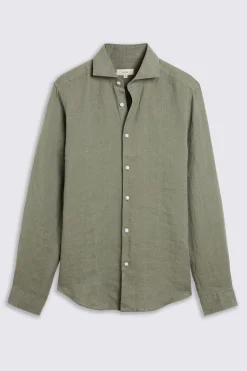 Green Linen Shirt